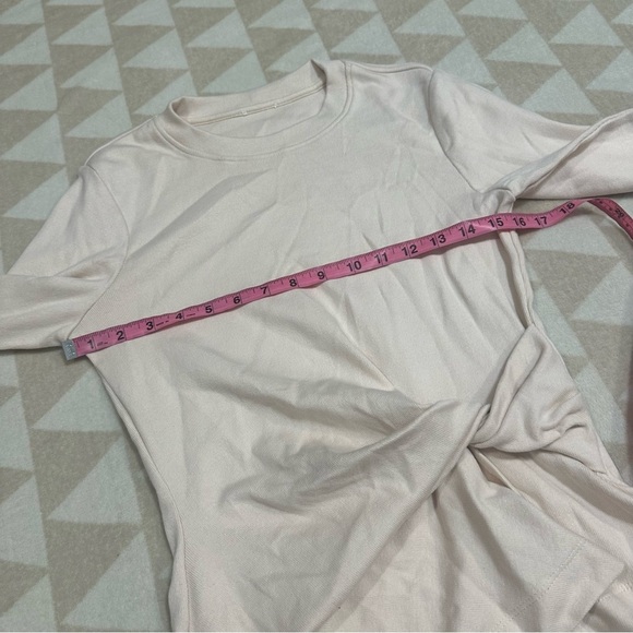 Tanya Taylor carlita top chalk off white long sleeve - Picture 5 of 6